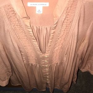 Silk Banana Republic Top